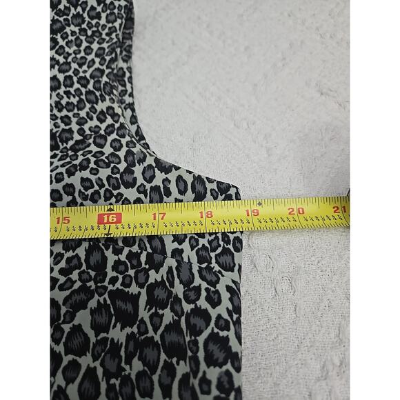 Victoria Moon Leopard Print Dress Sz M City Career Workwear - Picture 6 of 8